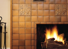 Tiles for the fireplace «Aurora»