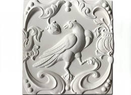 Tile «Bird with a berry»